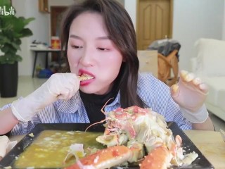 美食up的话不能信！这玩意真的真的真的不好吃？【张喜喜】帝王蟹